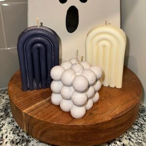 Bubble Cube Decorative Candle